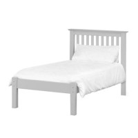 Grey Scandi Single Bed Frame - Barcelona - Julian Bowen