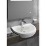 Semi Recessed Sink - 1 Tap Hole