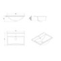 Moderno 600 Polymarble Thin Edge Basin