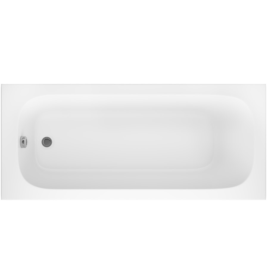 GRADE A2 - Sochi Round Style Single Ended Straight Standard Bath - 1600 x 700mm