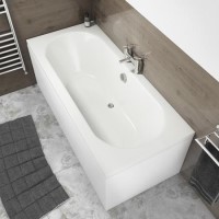 Mosanto Double Ended Round Style Standard Bath - 1700 x 750mm 