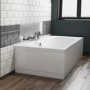 Mosanto Double Ended Round Style Standard Bath - 1700 x 750mm 