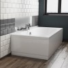 Mosanto Double Ended Round Style Standard Bath - 1700 x 800mm