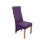 Amalga Linen Style Plum Pair of Chairs