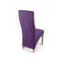 Amalga Linen Style Plum Pair of Chairs