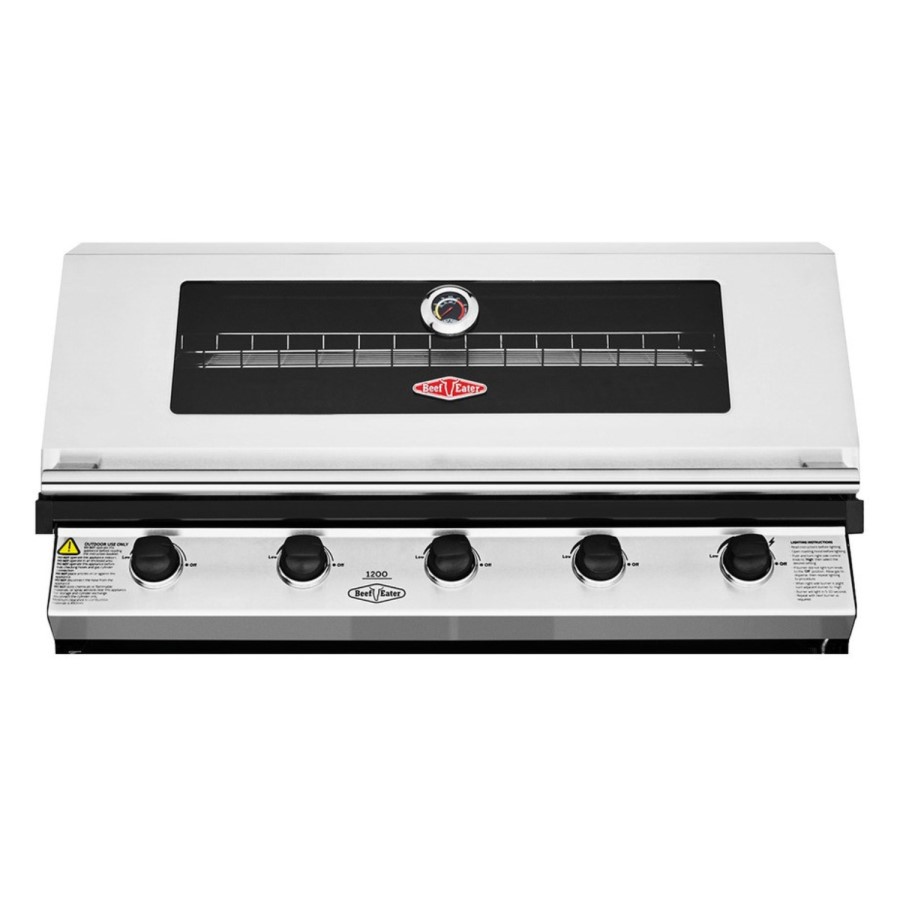 Beefeater 1200S Series 5 Burner Gas Built in BBQ in Stainless Steel 