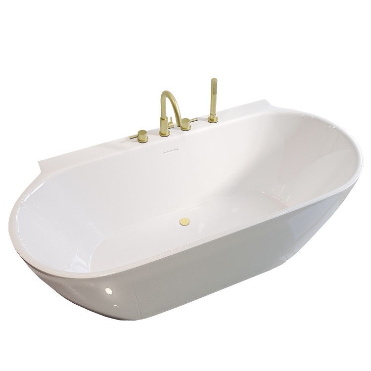 Brushed Brass Bath Waste Cover Upgrade