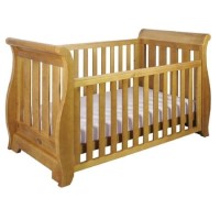 Boori Country Sleigh 3 in 1 Cot Bed in Heritage Teak