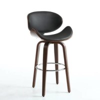 Bachelor Black Bar Stool