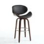 Bachelor Black Bar Stool