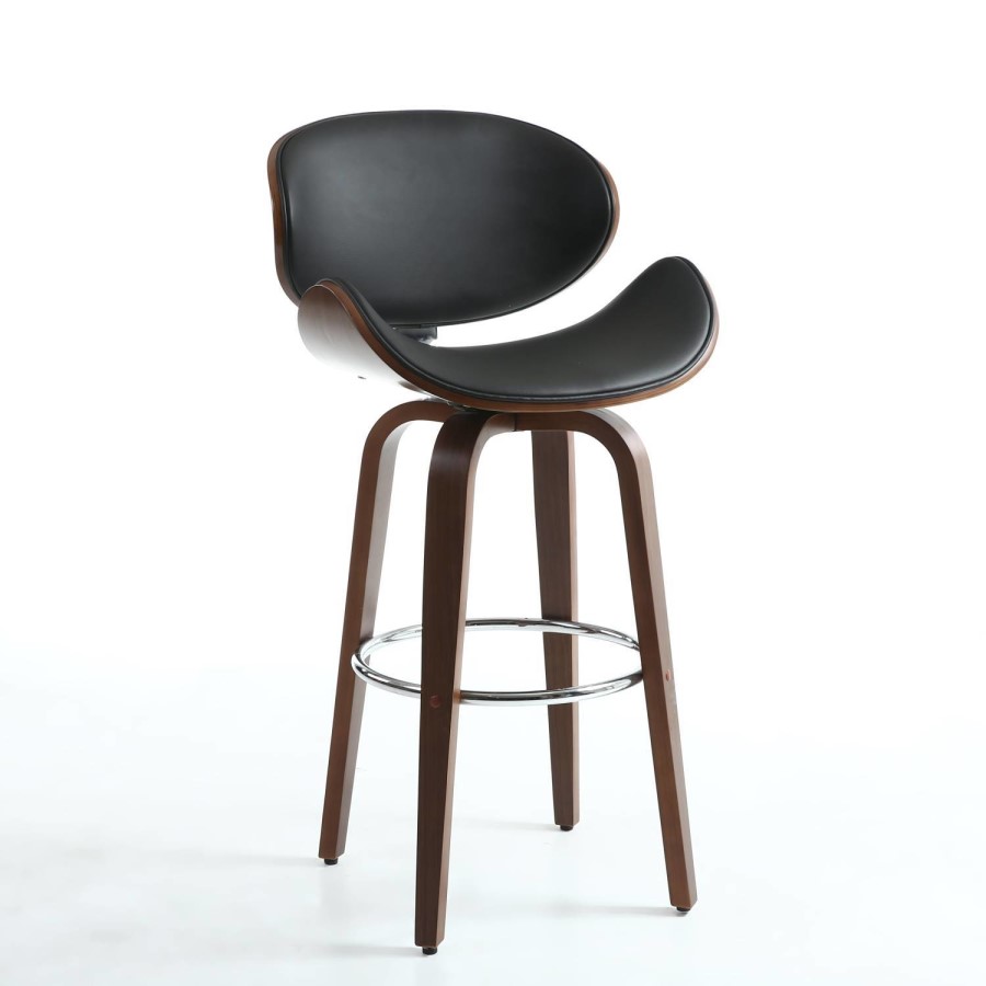 Bachelor Black Bar Stool