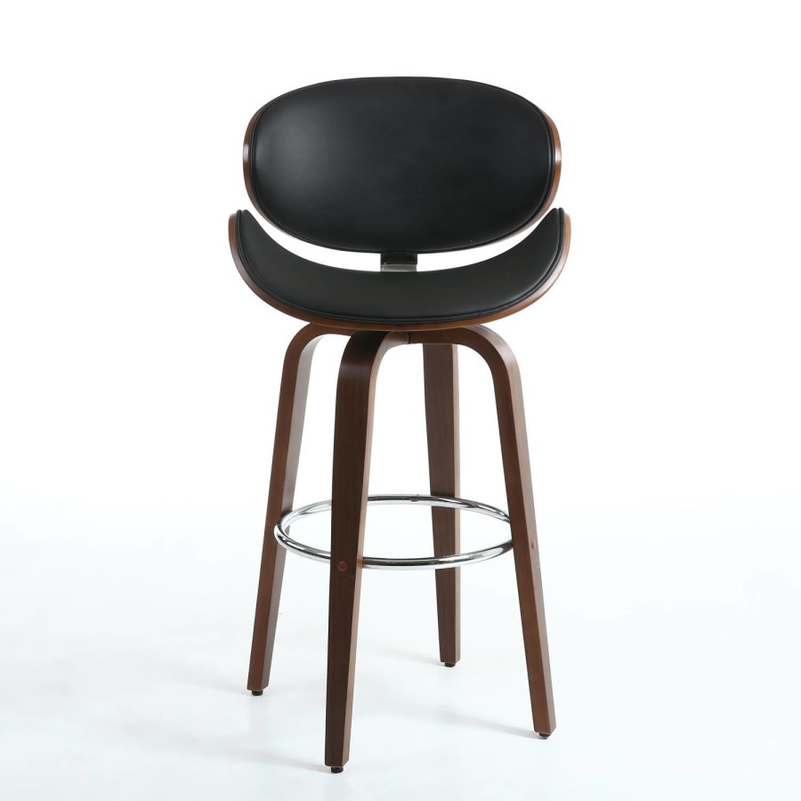 Bachelor Black Bar Stool