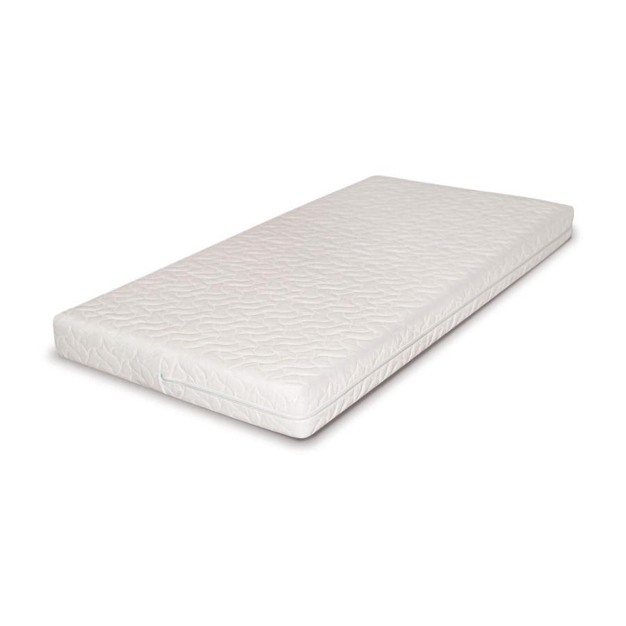 Lullababy Deluxe Sprung Cotbed Mattress - White
