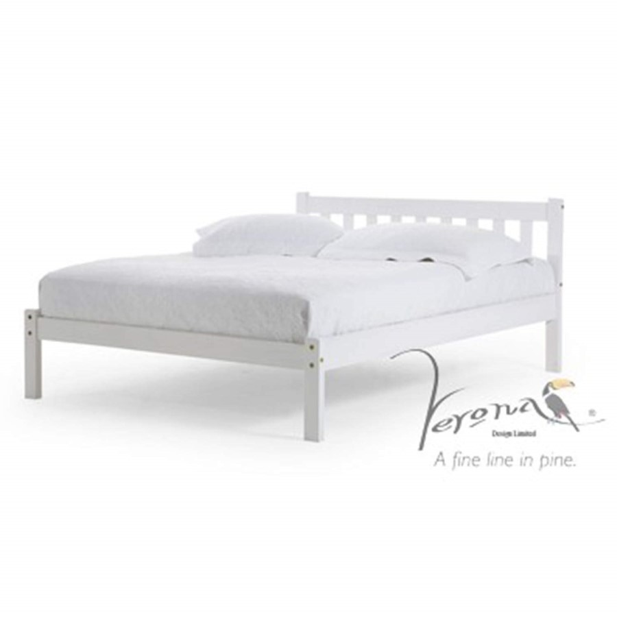 Verona Design Belluno Single Bed Frame in White