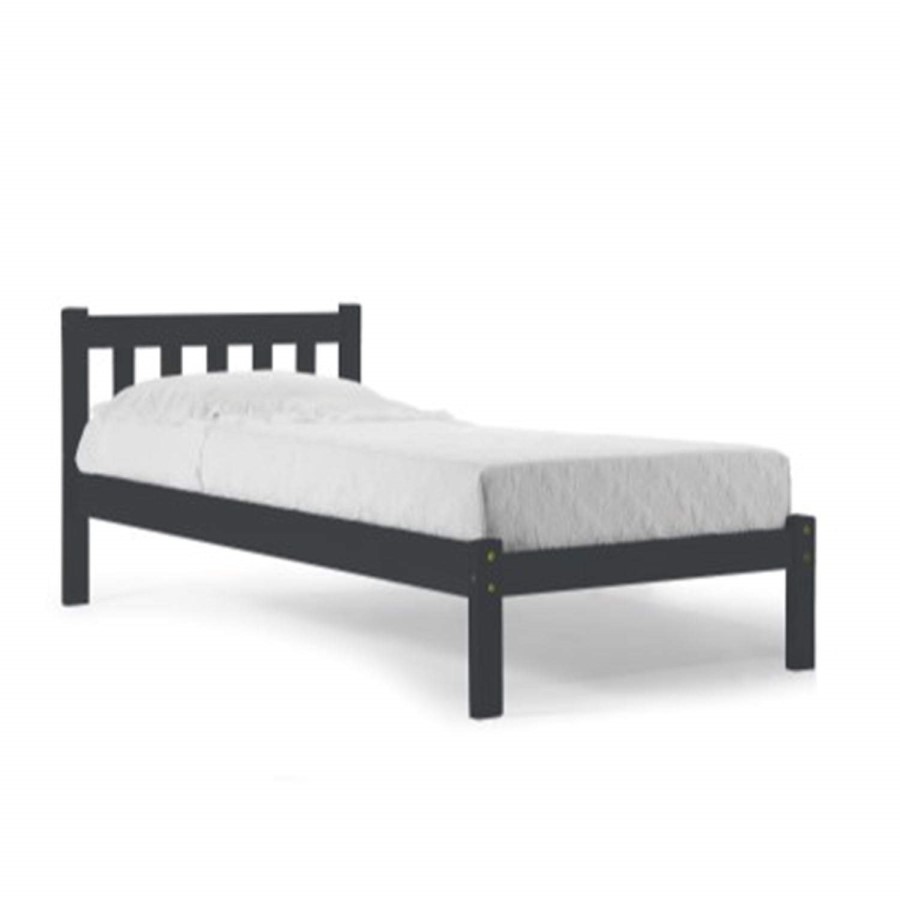 Verona Design Ltd Belluno Single Bed Frame in Graphite - Short
