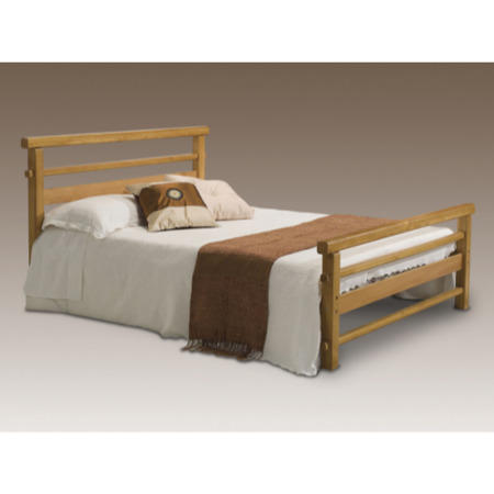 Verona Design Lecco Kingsize Bed Frame in Antique Pine - Long