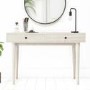 GRADE A1 - Beau Solid Wood 2 Drawer Dressing Table - Scandi Style