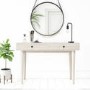 GRADE A1 - Beau Solid Wood 2 Drawer Dressing Table - Scandi Style