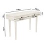 GRADE A2 - Rustic Wooden Dressing Table with 2 Drawers - Beau 