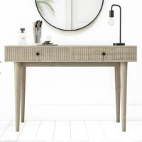 Beau Solid Wood 2 Drawer Dressing Table - Scandi Style