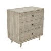 GRADE A2 - Beau Solid Wood 3 Drawer Chest of Drawers - Scandi Style