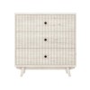 GRADE A1 - Beau Solid Wood 3 Drawer Chest of Drawers - Scandi Style
