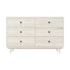 GRADE A1 - Beau Solid Wood Wide Chest of Drawers - Scandi Style
