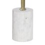 Small Gold and Marble Round Side Table - Beck