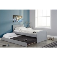Beckton Single Guest Bed in Grey - Trundle Bed Included