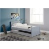 Beckton Single Guest Bed in Grey - Trundle Bed Included