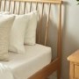 Oak Spindle Double Bed Frame - Julian Bowen