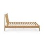 Oak Spindle Double Bed Frame - Julian Bowen