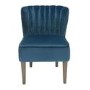 LPD Bella Occasional Chair in Midnight Blue Velvet