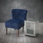 LPD Bella Occasional Chair in Midnight Blue Velvet