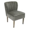 LPD Bella Occasional Chair in Steel Grey Velvet