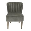 LPD Bella Occasional Chair in Steel Grey Velvet