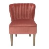 LPD Bella Occasional Chair in Vintage Pink Velvet