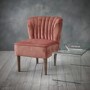 LPD Bella Occasional Chair in Vintage Pink Velvet