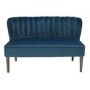 LPD Bella 2 Seater Sofa in Midnight Blue Velvet
