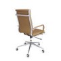 Tan Faux Leather High Back Office Chair - Benson