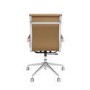 Tan Faux Leather High Back Office Chair - Benson