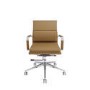 Tan Faux Leather Office Chair - Benson