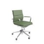 Green Faux Leather Office Chair - Benson