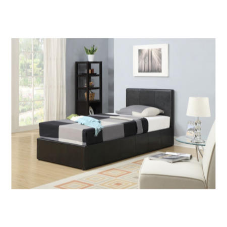 Birlea Furniture Berlin Single Ottoman In Brown