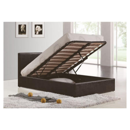 Birlea Furniture Berlin King Size Ottoman In Black