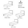 Birlea Furniture Berlin King Size Ottoman In White