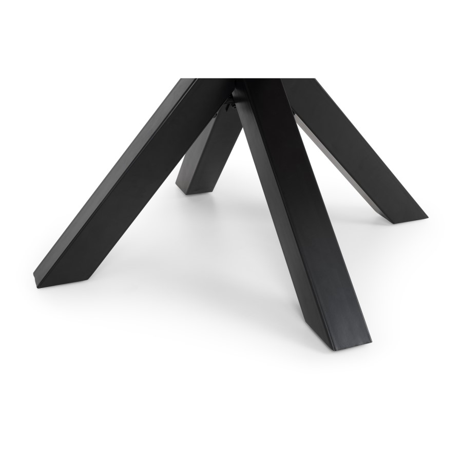 GRADE A1 - Round Oak Dining Table - Seats 4 - Julian Bowen