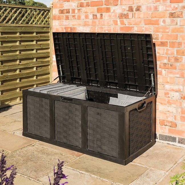 Rowlinson Graphite Plastic Outdoor Storage Box