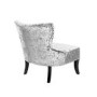 Belgravia Crushed Velvet Silver Chair