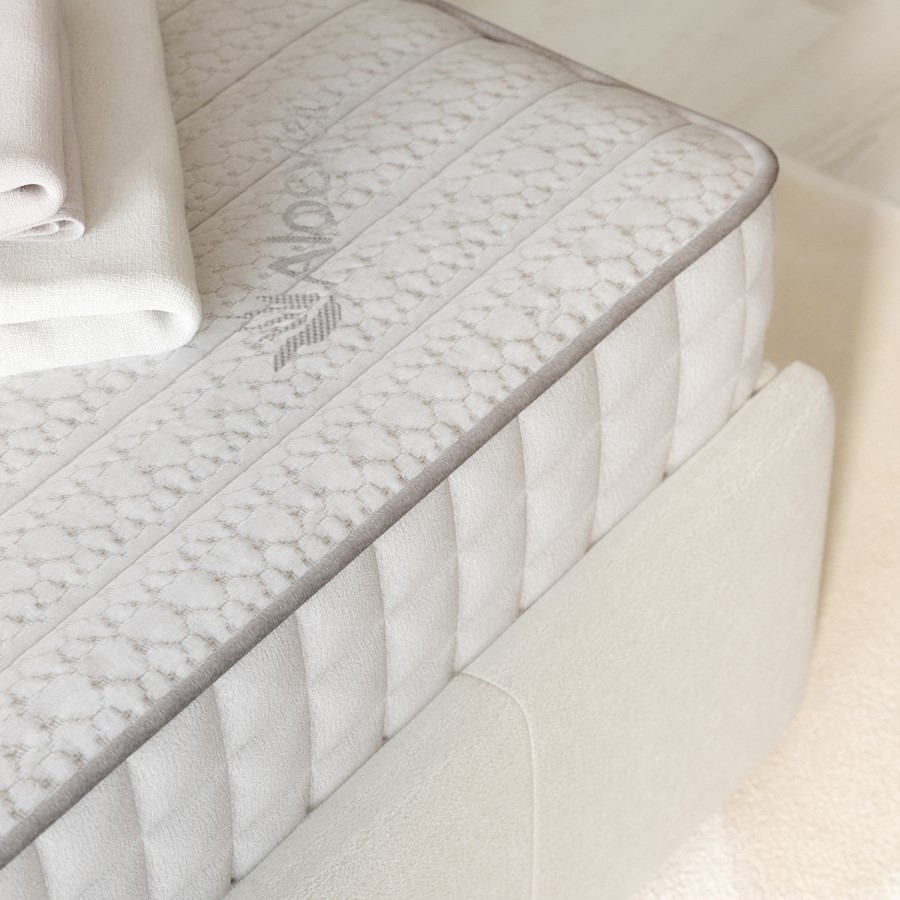 King Size Hybrid Aloe Vera Memory Foam Top 2000 Pocket Sprung Hybrid Mattress - Sleepful Wellness